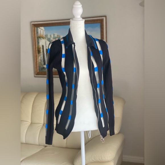 Versace long sleeve size 40 jacket - Picture 7 of 16